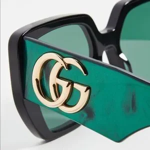 GUCCI Generation Bold green black oversized sunglasses Gucci | Accessories | Gucci Generation Bold Green Black  main image 2